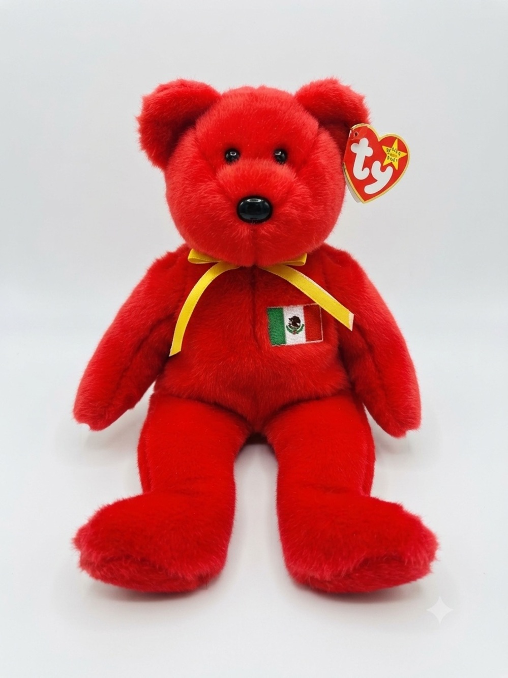 TY Beanie Buddy - OSITO the Mexican Bear (14 inch) - MWMTs With Tag Errors